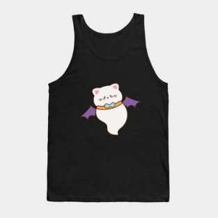 Cute vampire cat ghost Tank Top